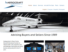 Tablet Screenshot of aerocraft.com